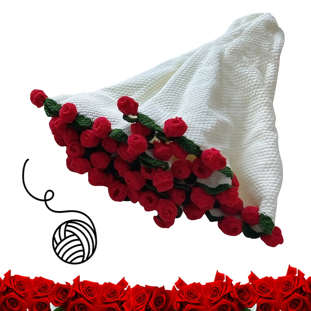 Handmade Flower Blanket
