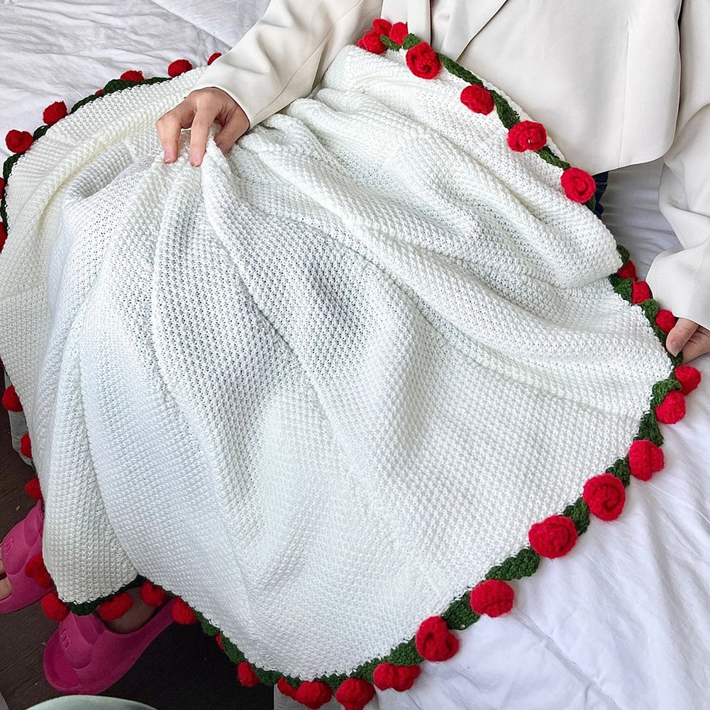 Handmade Flower Blanket