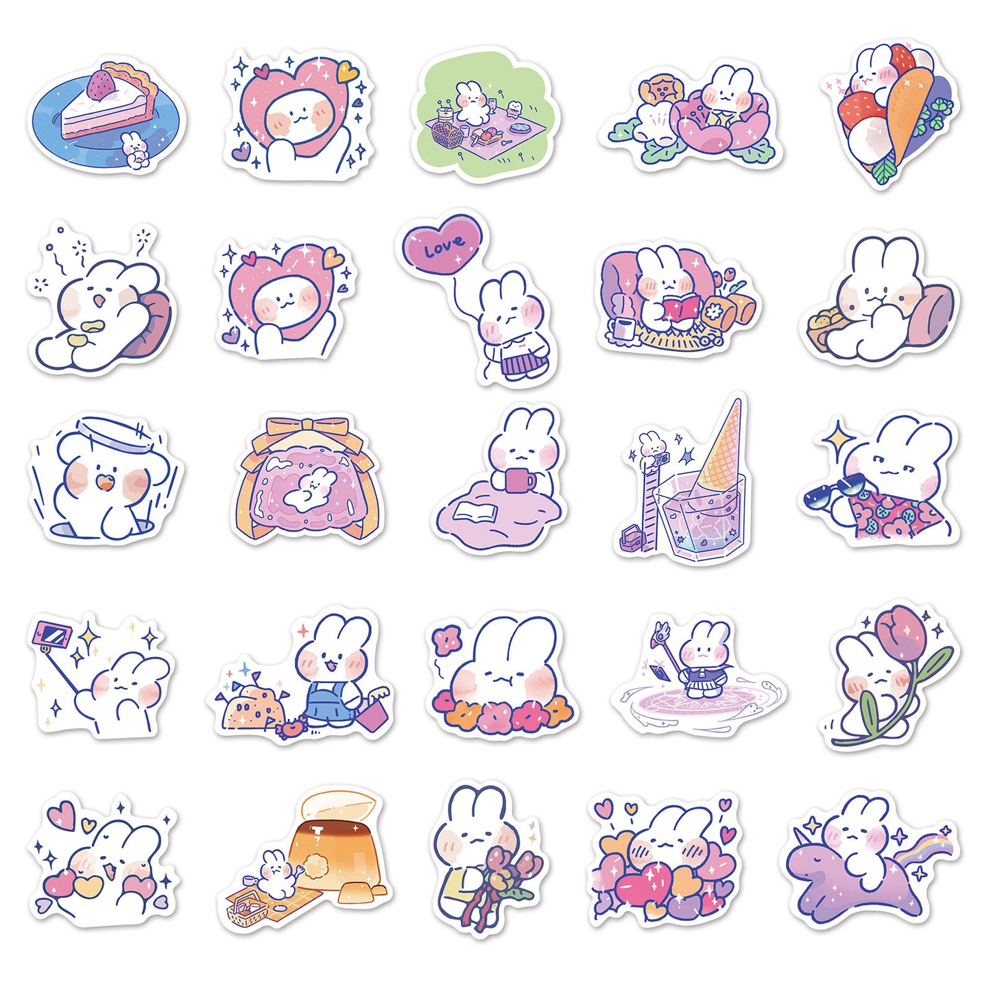 Cute Rabbit Stickers