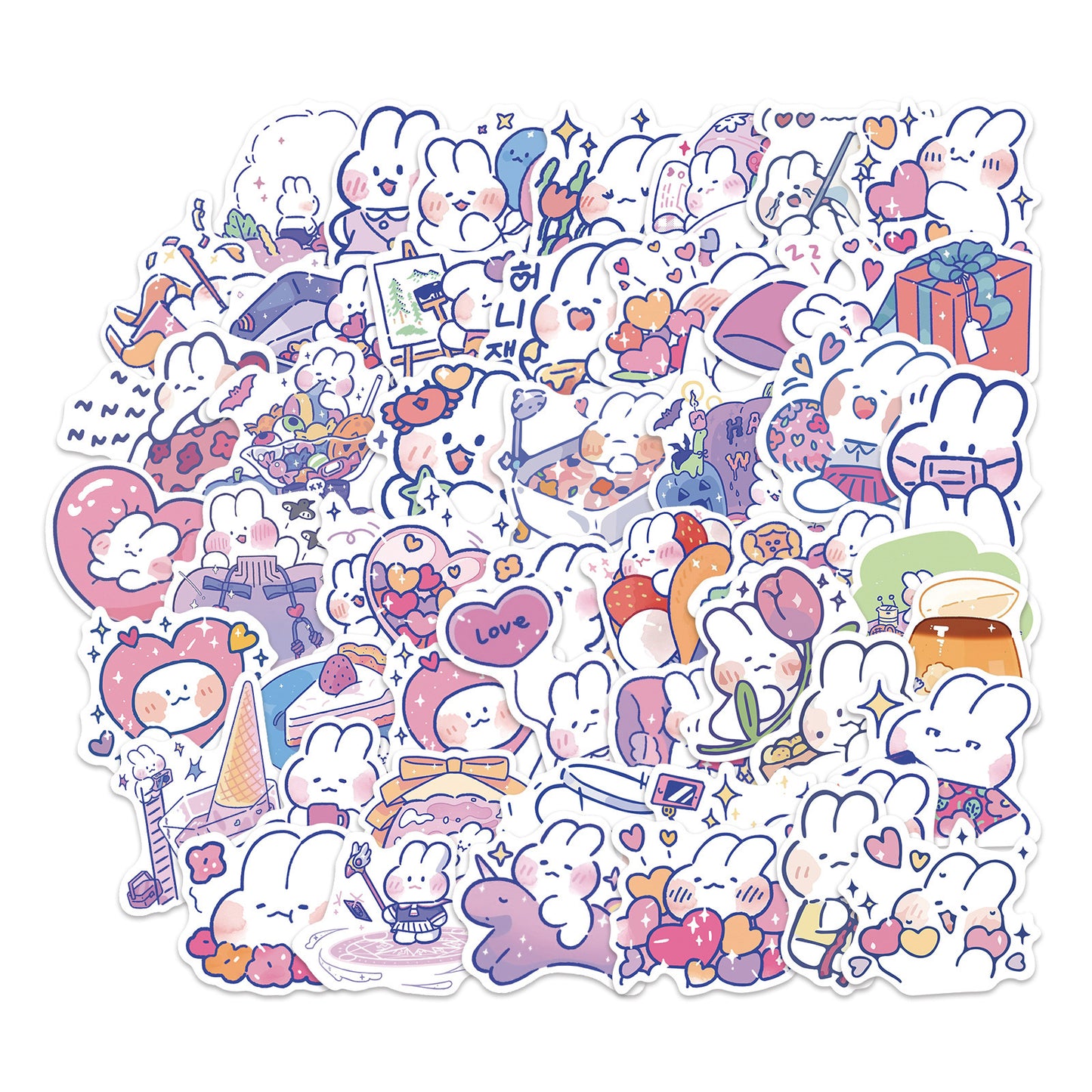 Cute Rabbit Stickers