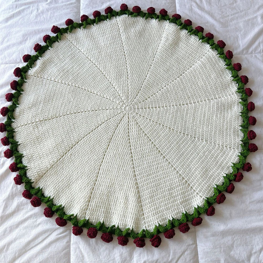 Handmade Flower Blanket