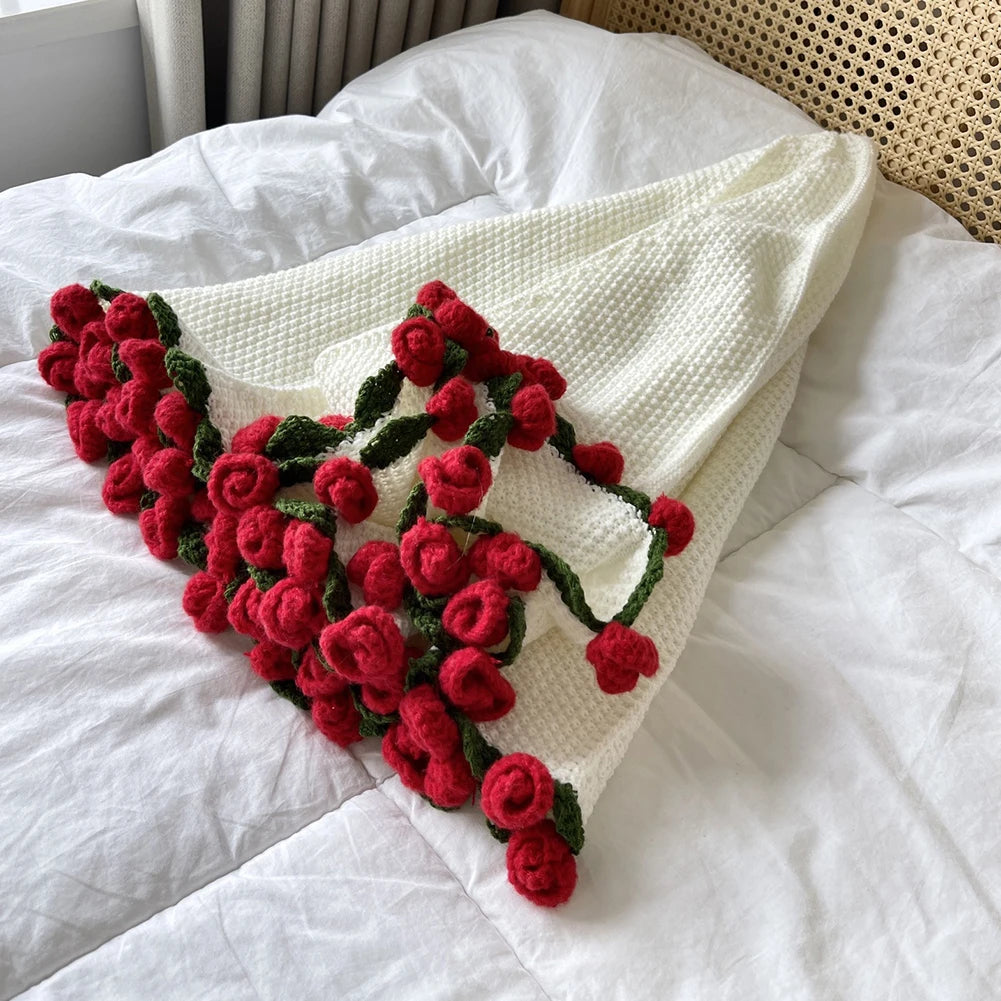 Handmade Flower Blanket