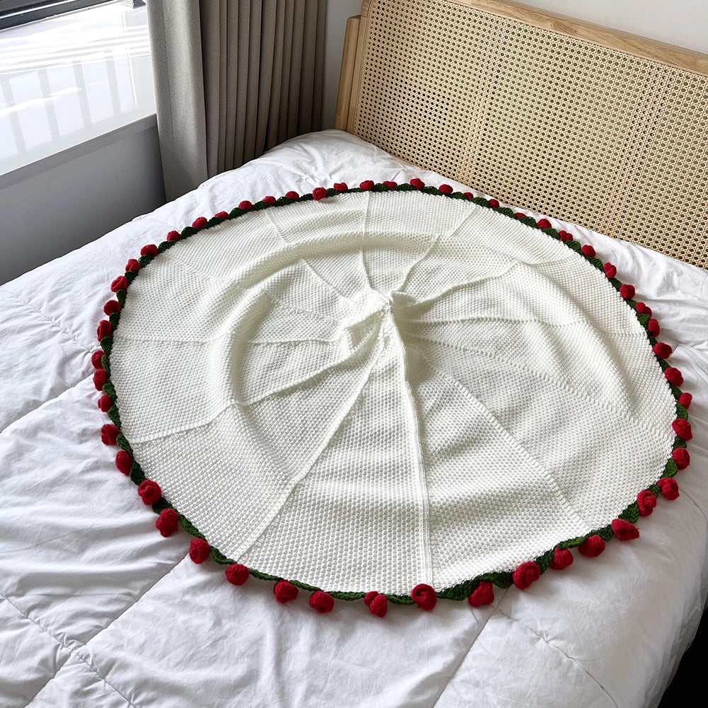 Handmade Flower Blanket