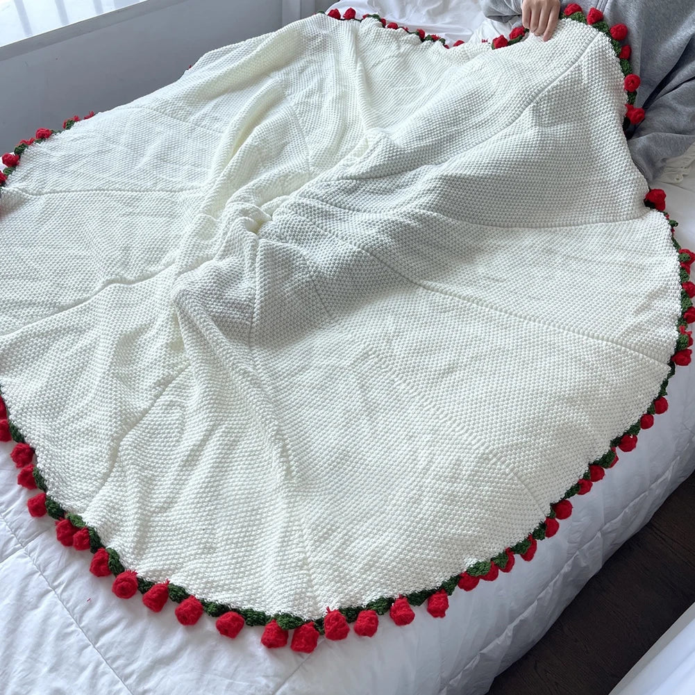 Handmade Flower Blanket
