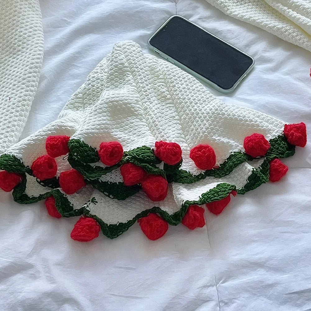 Handmade Flower Blanket