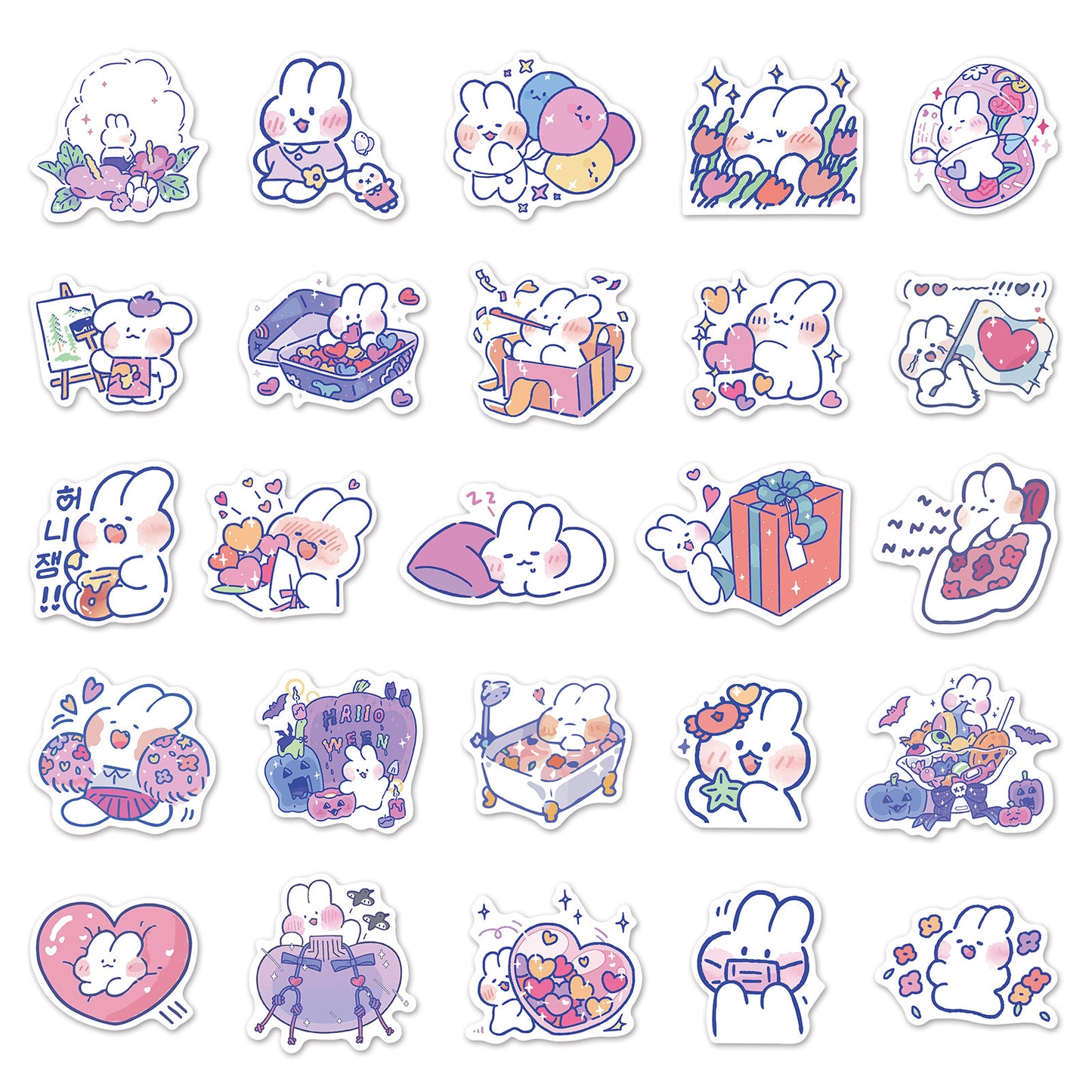 Cute Rabbit Stickers